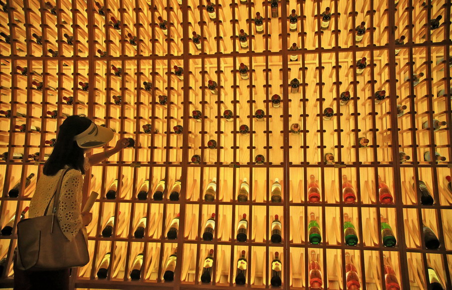 Bottles on the wall