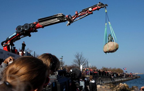 Little Mermaid leaves for Shanghai