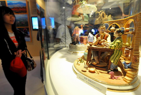 Fish for the exotic craftworks at Expo