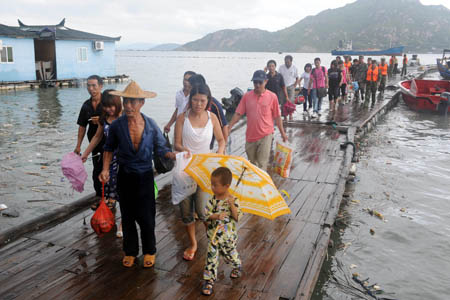 Typhoon Morakot forces evacuation of 970,000