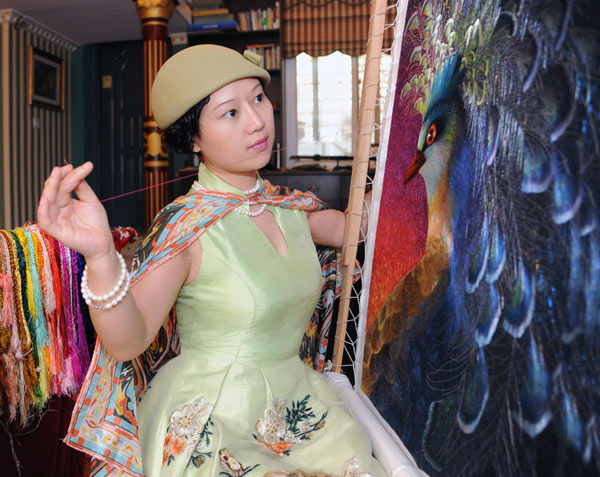 Her mighty needle sets her apart, with style