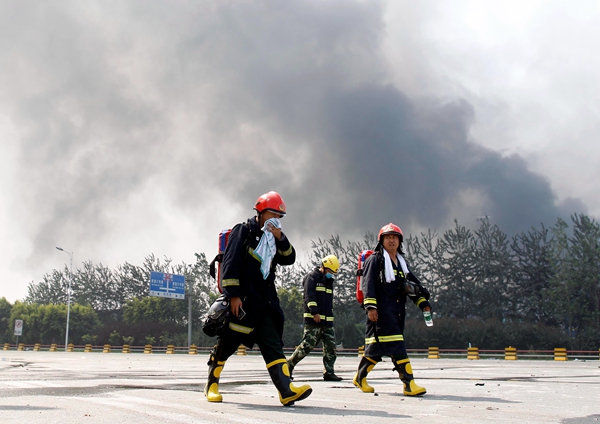 Blasts shatter economic hub