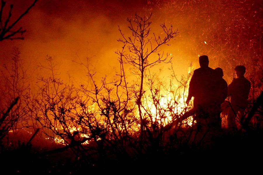 Smoldering coal fire successfully exterminated in North China