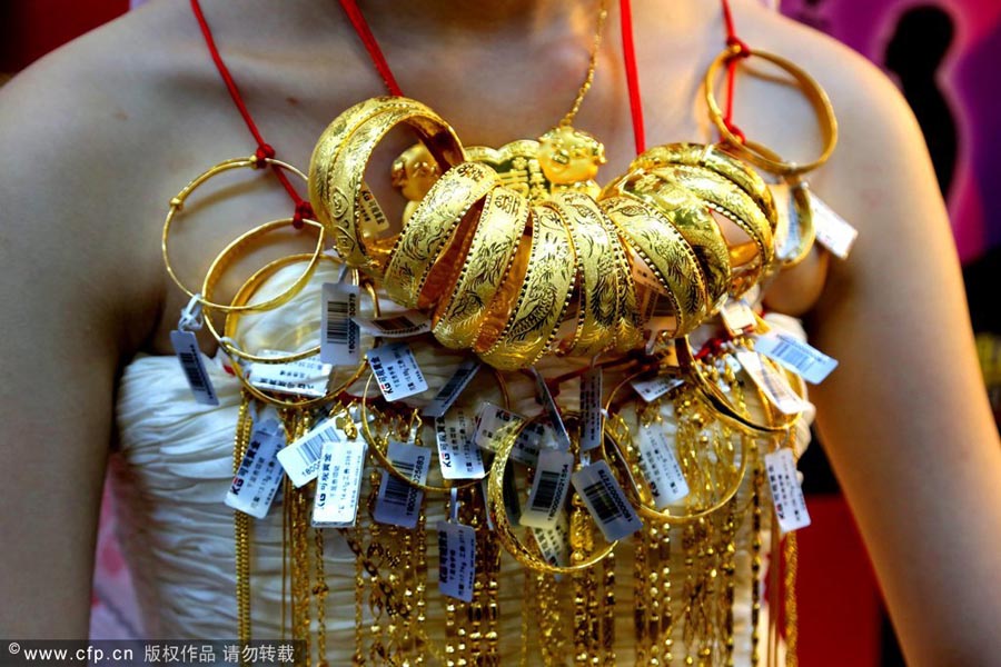 China's glittering affair with gold