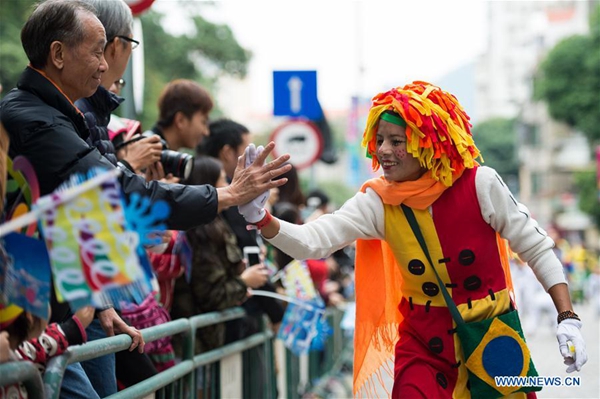 En images : Macao organise un carnaval