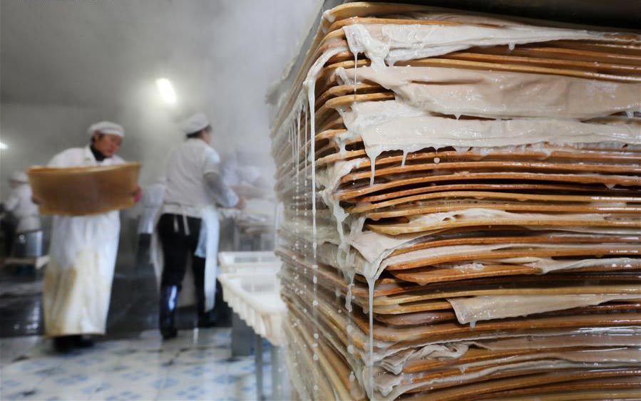 Le soja séché emballé de l'histoire et du goût