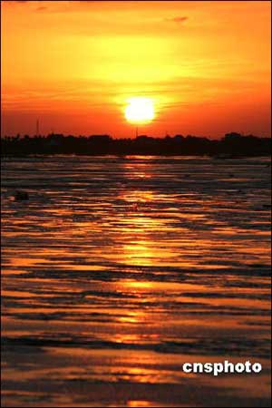 Sunset in Rudong