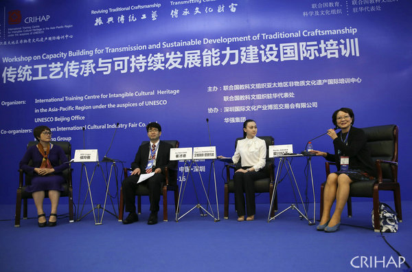 “傳統(tǒng)工藝傳承與可持續(xù)發(fā)展能力建設(shè)國(guó)際培訓(xùn)”在深圳舉辦