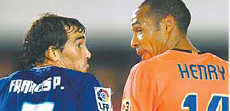 La Liga: Henry, Ibrahimovic lift Barca