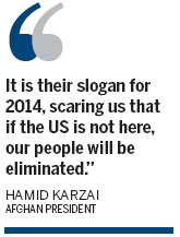 Karzai claims US conspires with Taliban