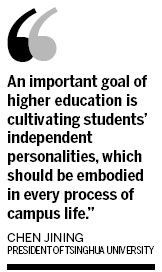 Universities encourage new students to go it alone