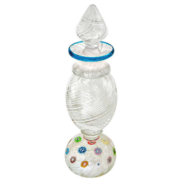Crystal paperweights shows miniature world