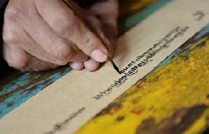 Controversial piece has art world in a flap