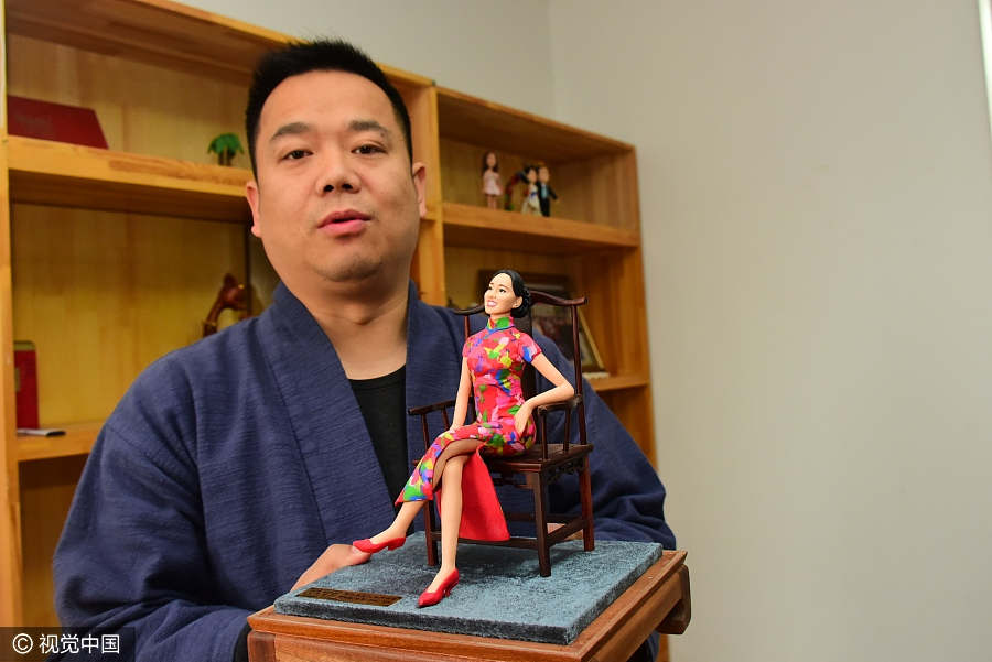 Folk artist from Zhengzhou creates vivid figurines