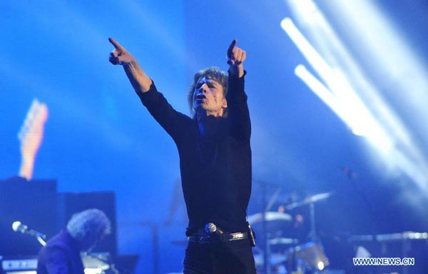 The Rolling Stones hold concert in Shanghai