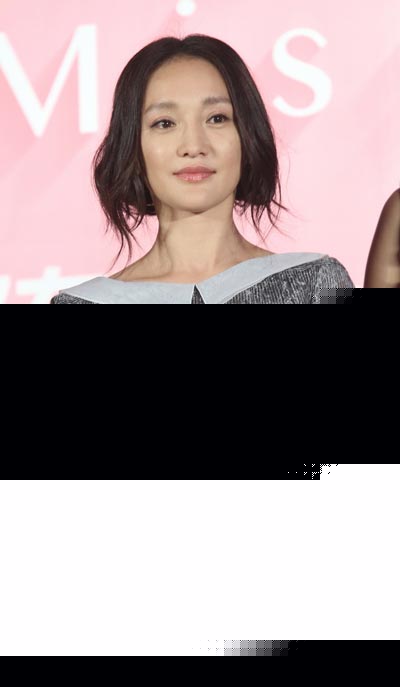 Newly-wed Zhou Xun promotes upcoming film