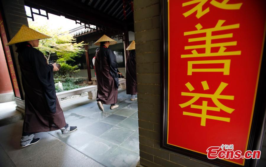 Buddhist devotees go in search of spiritual balance on retreat