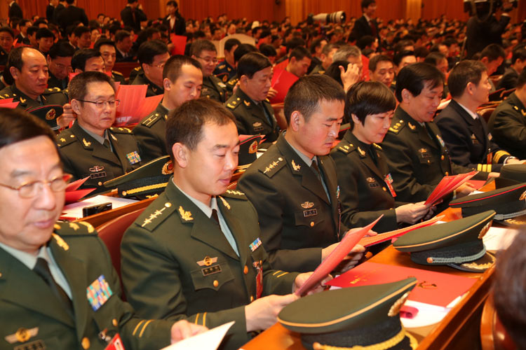 圖：中國共產(chǎn)黨第十八次全國代表大會閉幕會在北京人民大會堂舉行