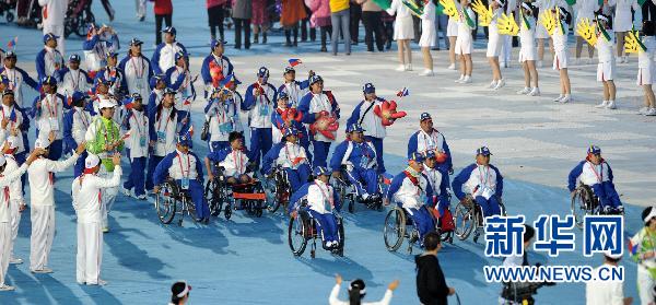 廣州亞殘運會開幕式：代表團入場 [組圖]