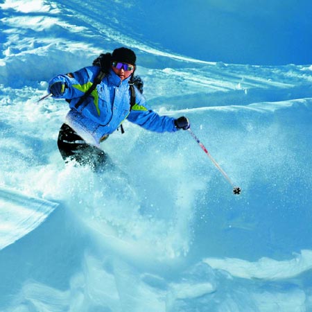 長(zhǎng)白山滑雪