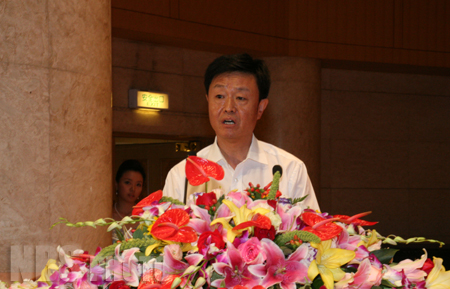 張為民出席紀(jì)念“7·11”世界人口日暨人口計生陽光統(tǒng)計行動啟動儀式并致辭（圖）