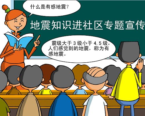 閱覽防震減災(zāi)漫畫 輕松學(xué)會(huì)防震知識(shí)
