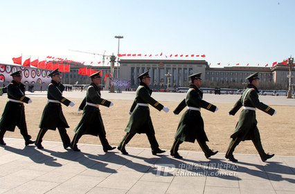聚焦武警北京總隊(duì)兩會(huì)執(zhí)勤哨兵