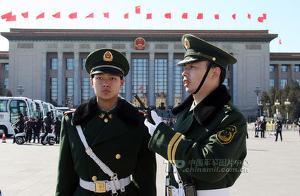 聚焦武警北京總隊兩會執(zhí)勤哨兵
