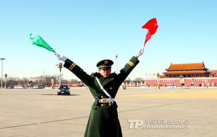聚焦武警北京總隊兩會執(zhí)勤哨兵