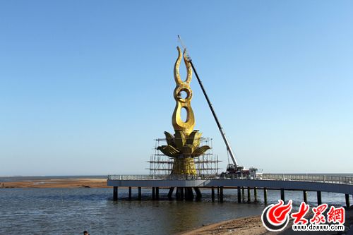 金沙灘搭起大舞臺(tái) 海陽亞沙會(huì)大幕將掀開