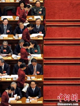 【兩會(huì)畫(huà)刊】：3日?qǐng)D片精選