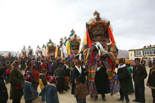 薩迦寺跳神