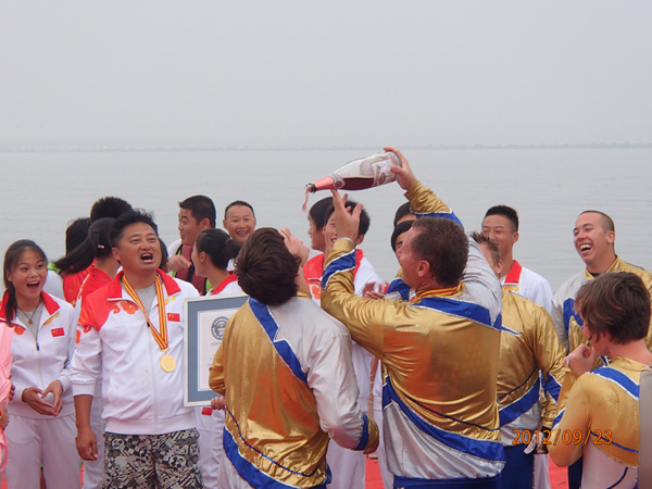 2012年藝術滑水吉尼斯世界紀錄挑戰(zhàn)賽精彩瞬間