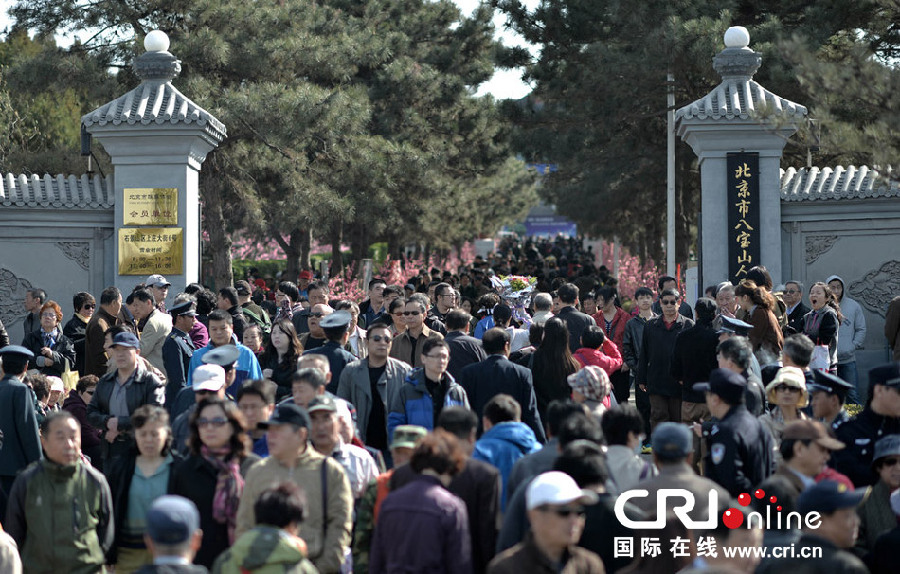 北京清明節(jié)祭掃高峰開(kāi)啟 31萬(wàn)人祭掃道路擁堵停車場(chǎng)告急