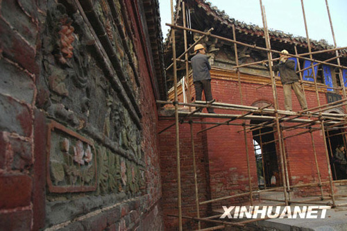 河南淮陽(yáng)太昊陵開(kāi)始搶救性修繕