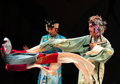 臺灣藝人中原獻(xiàn)演《李香君》