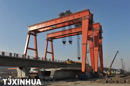 津秦客專、京津城際延長線冬季施工熱火朝天