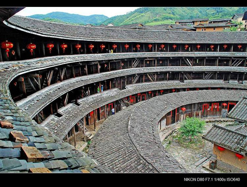 中國古建筑奇葩——永定土樓[圖]