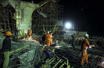昆明在建機場發(fā)生垮塌事故 已7死34傷