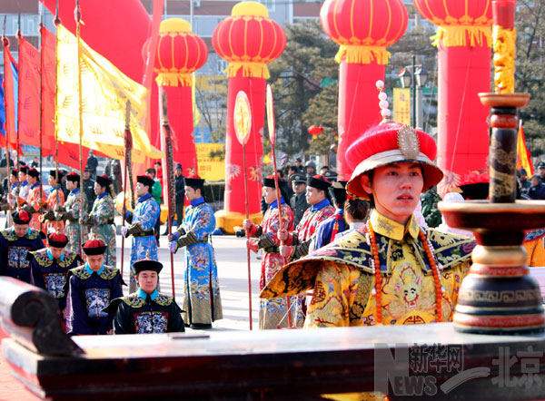 北京圓明園首屆皇家廟會拉開帷幕