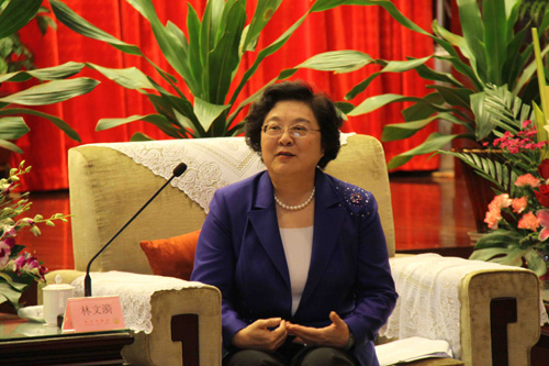 臺(tái)盟中央主席林文漪：閩南文化是兩岸同胞共同重要文化