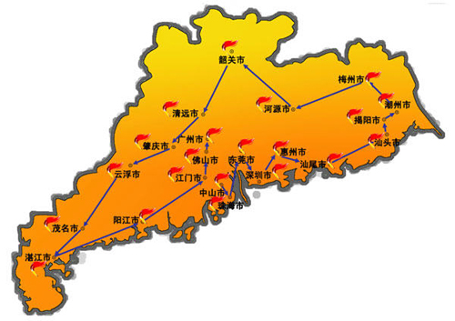 廣州亞運(yùn)會(huì)火炬名為潮流 確定在廣東省境內(nèi)傳遞