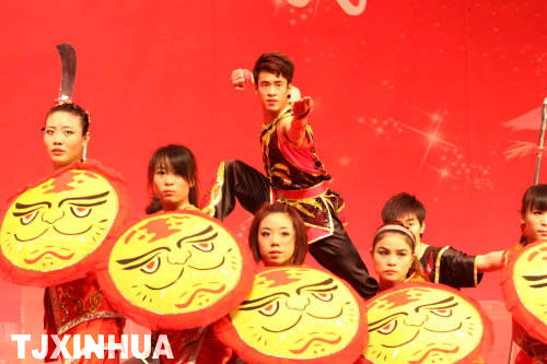天津：大學(xué)生武術(shù)隊出訪波蘭、德國