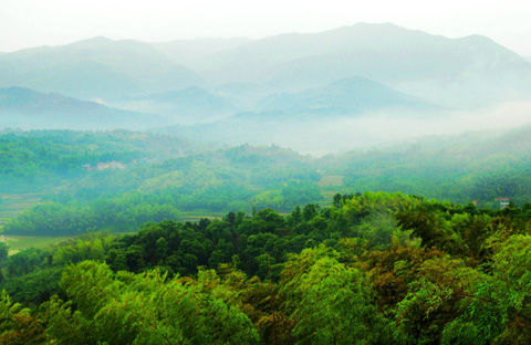 河南固始九華山風(fēng)景如畫(huà)
