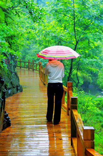 河南固始九華山風(fēng)景如畫(huà)