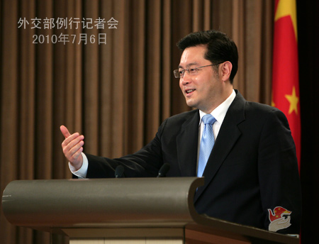 秦剛就美韓黃海軍演、中巴關(guān)系等答問