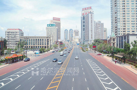 哈爾濱市道路升級改造帶來生活新景象（組圖）