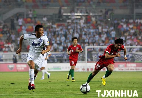 中超聯(lián)賽：天津泰達勝河南建業(yè)
