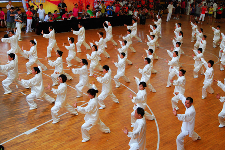 河南潢川舉辦全民健身活動(dòng)