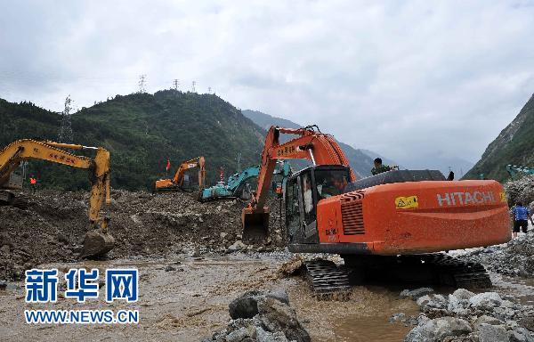 四川汶川縣多處發(fā)生泥石流、塌方等災(zāi)害